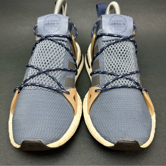 Adidas Womens Arkyn DA9606 Blue Lace Up Low Top Running Shoes Size 6 - Picture 3 of 10